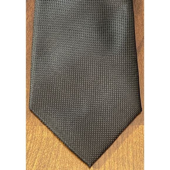 Geoffrey Beene, Black, Hand Made, Polyester, Men’s Neck Tie, Made In China - Picture 1 of 9